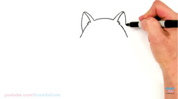 how to draw a dog ears 2