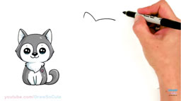 how to draw a dog ears
